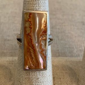 Sterling silver cocktail ring